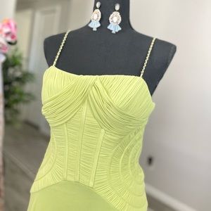 Lime green- summer dress